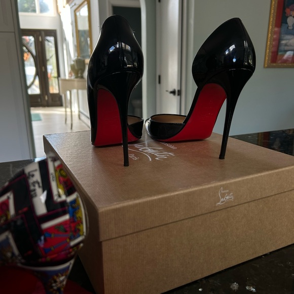 Black Christian Louboutin Heels - Picture 4 of 5